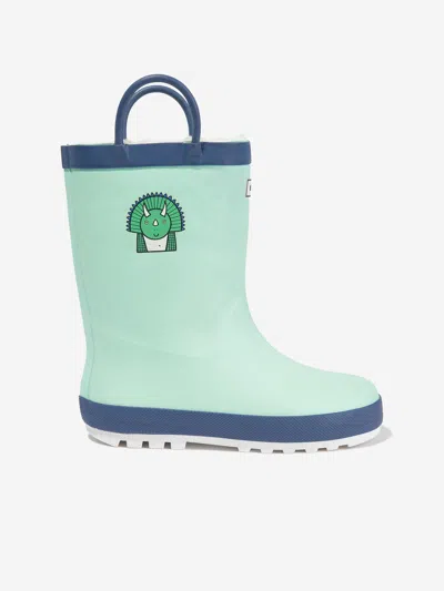 Roarsome Kids' Boys Spike Rain Boots In Green