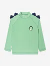 Roarsome Boys Spike Rash Vest In Green