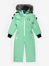 Roarsome Green Spike The Dinosaur Snowsuit In Green