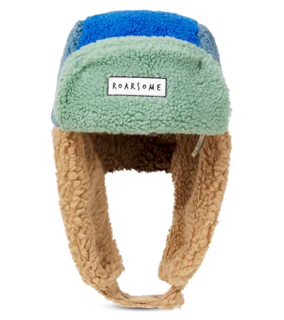 Roarsome Kids' Colorblocked Fleece Hat In Multi