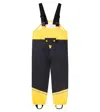 Roarsome Kids Dash The Leopard Waterproof Trousers In Yellow