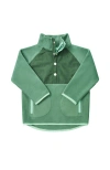 Roarsome Babies'  Fleece Zip Up In Green