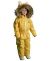 Roarsome Girls' Cub The Lion Ski Suit - Little Kid In Yellow