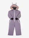 Roarsome Girls Hop The Bunny Ski Suit In Purple