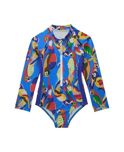 Roarsome Girls' Parrot Swim Suit - Baby, Little Kid, Big Kid In Multi