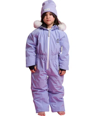Roarsome Girls' Sparkle The Unicorn Ski Suit - Little Kid In Lilac