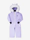 Roarsome Girls Sparkle The Unicorn-ski Suit In Purple