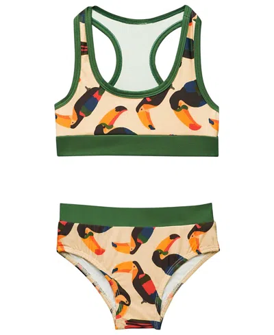 ROARSOME GIRLS' TOUCAN BIKINI - LITTLE KID, BIG KID