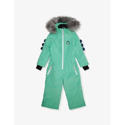 Roarsome Kids' Green Spike The Dinosaur Snow Suit 1