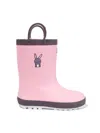 Roarsome Girls Hop Rain Boots In Pink