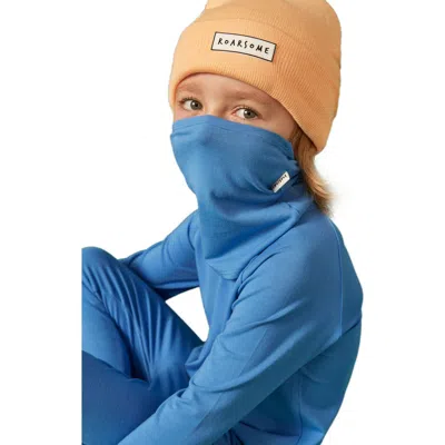 Roarsome Kid's Neck Warmer In Blue