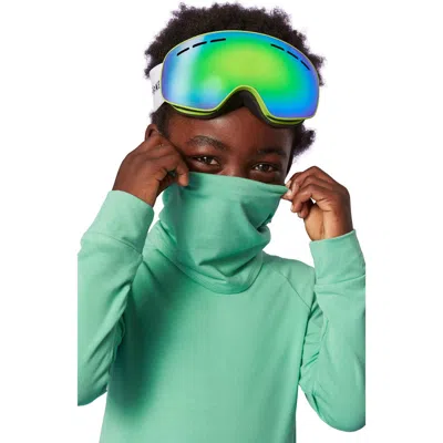 Roarsome Kid's Neck Warmer In Green