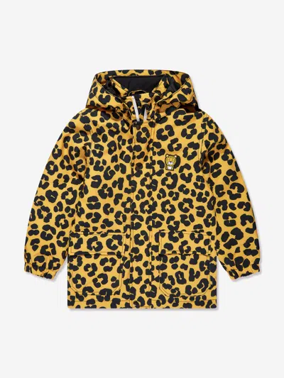 Roarsome The Leopard Animal-print Coat In Yellow