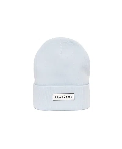 Roarsome Kids Knit Unisex Beanies In Blue