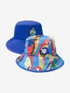 Roarsome Kids Parrot Reversible Bucket Hat In Blue