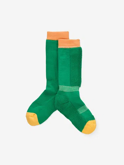 Roarsome Kids Ski Socks In Green