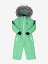 Roarsome Kids Spike The Dinosaur Ski Suit In Green