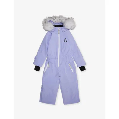 Roarsome Kids' Sparkle The Unicorn Snow Suit 1-5 In Purple