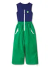 Roarsome Patch-detail Snowsuit In Green
