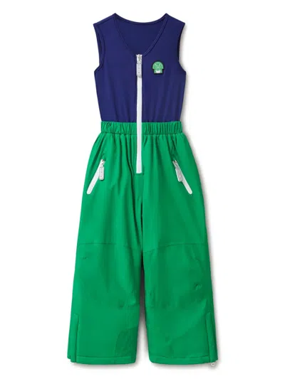 Roarsome Kids' Patch-detail Snowsuit In Green