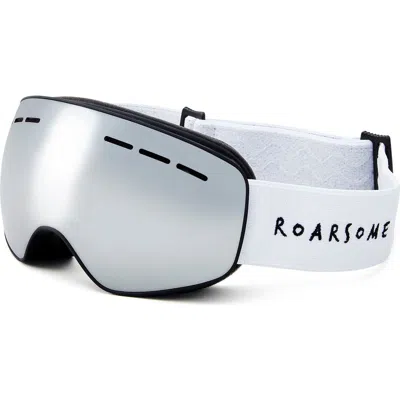 Roarsome Ski Goggles In Silver