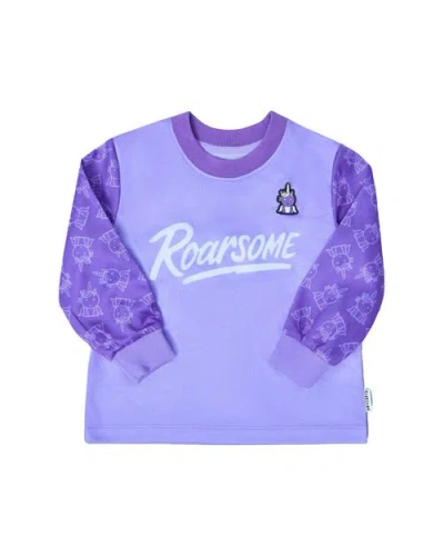 Roarsome Kids'  Sparkle Riders Top In Purple