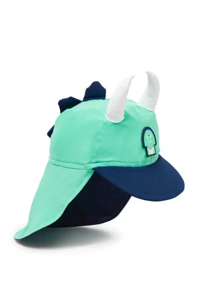 Roarsome Kids'  Spike Sun Cap In Green