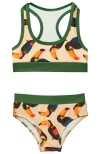 Roarsome Toucan Bikini In Green