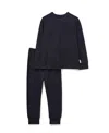 Roarsome Unisex Long Sleeve Base Layer Set - Baby, Little Kid, Big Kid In Black