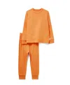 Roarsome Unisex Long Sleeve Base Layer Set - Baby, Little Kid, Big Kid In Orange