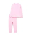Roarsome Unisex Long Sleeve Base Layer Set - Baby, Little Kid, Big Kid In Pink