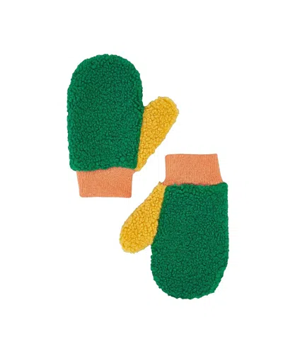Roarsome Unsiex Fleece Mittens - Little Kid, Big Kid In Green