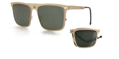 Roav Galaxy 8203 Echo Folding Gold Polarized 14.11 Men's Sunglasses Gold Size 58