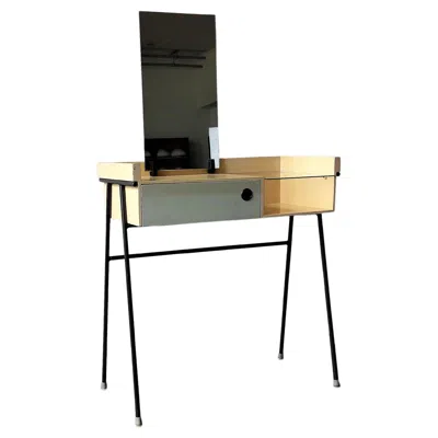 Pre-owned Rob Parry Room '56 Dressing Table By  For Dico, The Netherlands 1950's In Brown