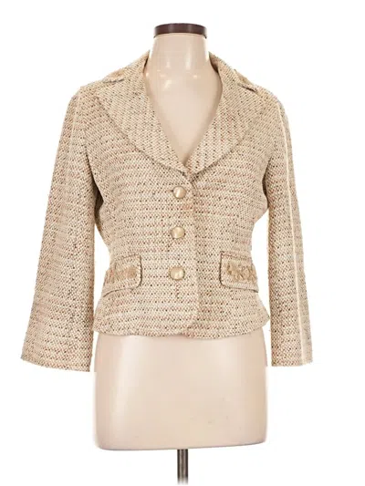 Pre-owned Robbie Bee Blazer Jacket In Gold