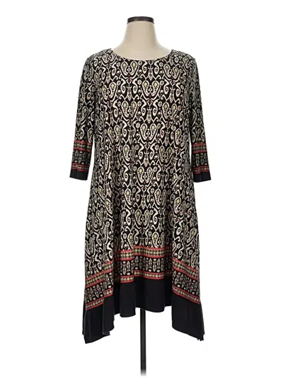 Pre-owned Robbie Bee Casual Dress In Black