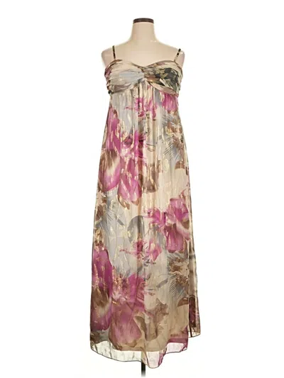 Pre-owned Robbie Bee Casual Dress In Brown