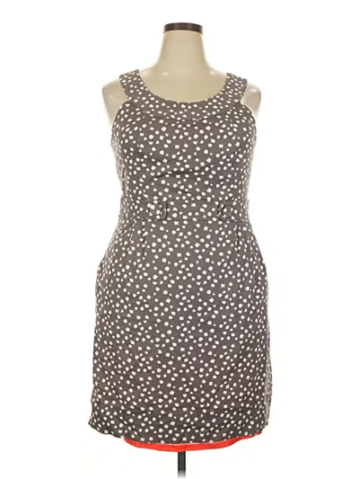 Pre-owned Robbie Bee Casual Dress In Brown