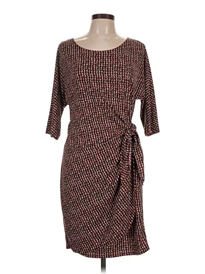 Pre-owned Robbie Bee Casual Dress In Brown