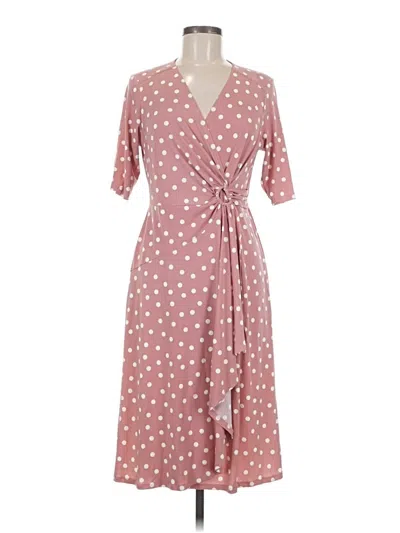 Pre-owned Robbie Bee Casual Dress In Brown