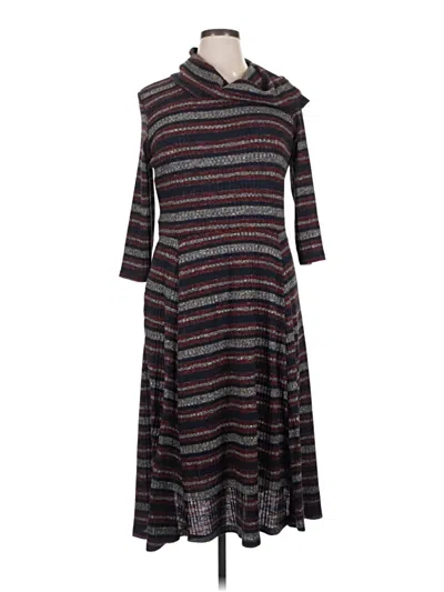 Pre-owned Robbie Bee Casual Dress In Gray