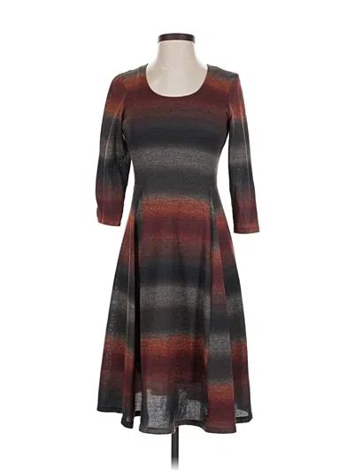 Pre-owned Robbie Bee Casual Dress In Gray