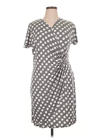 Pre-owned Robbie Bee Casual Dress In Gray