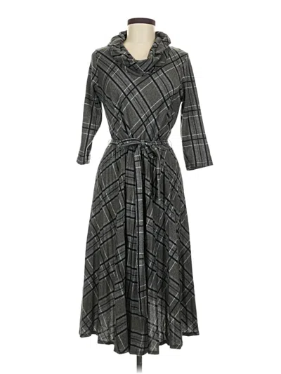 Pre-owned Robbie Bee Casual Dress In Gray