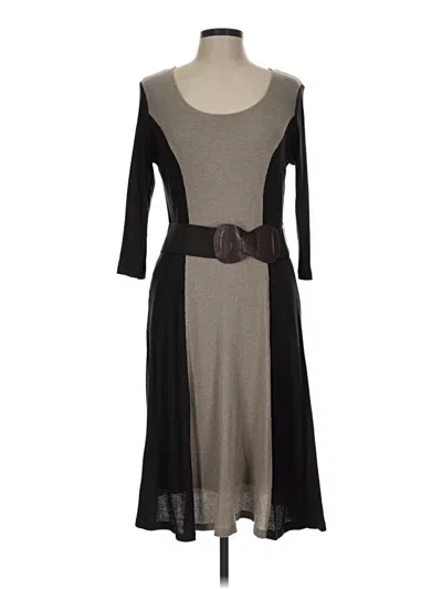Pre-owned Robbie Bee Casual Dress In Gray