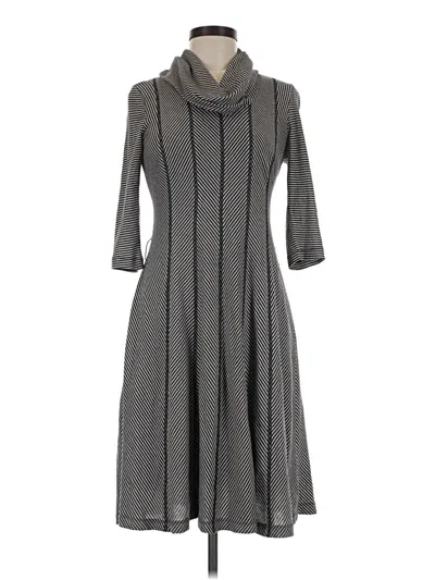 Pre-owned Robbie Bee Casual Dress In Gray