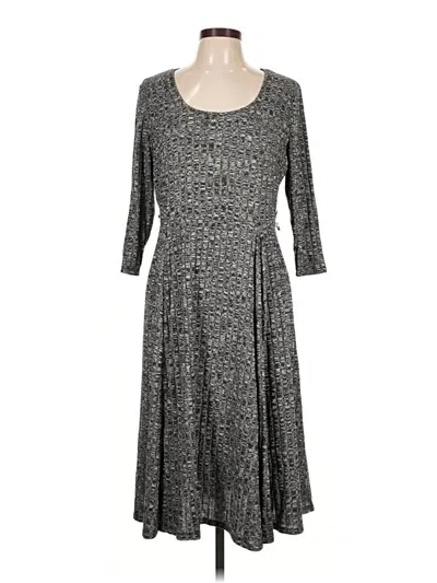 Pre-owned Robbie Bee Casual Dress In Gray