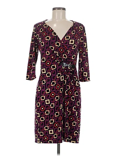 Pre-owned Robbie Bee Casual Dress In Purple