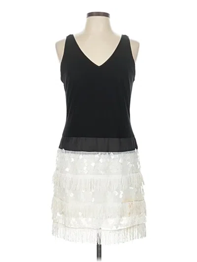 Pre-owned Robbie Bee Cocktail Dress In Silver