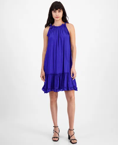 Robbie Bee Women's Ruffled A-line Dress